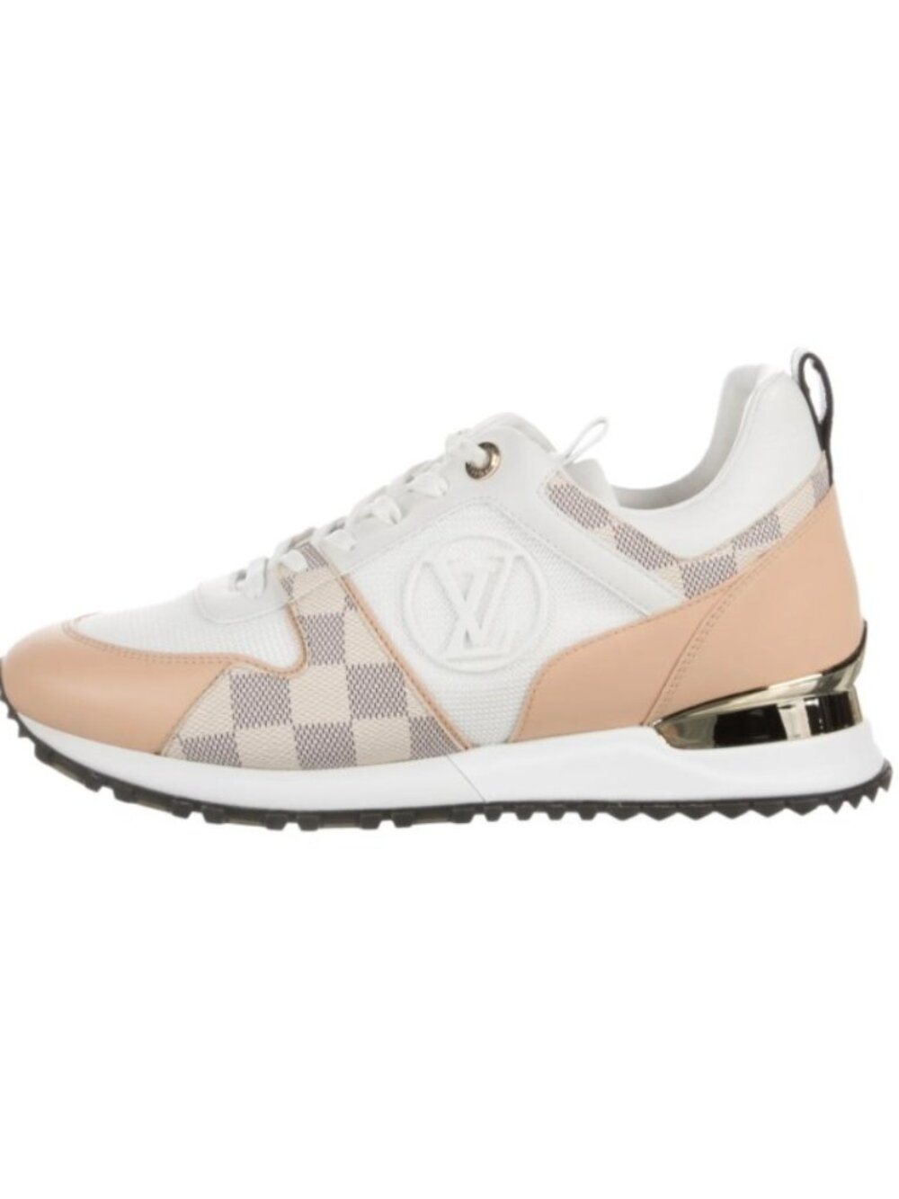 Louis Vuitton Run Away Sneakers White Damier Azur EU 37.5 US 7.5